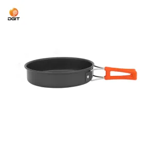 محمول 2 3 شخص غير لاصق-مقلية تخييم . Portable 2 3 Person Non-Stick Compact Flat Camping