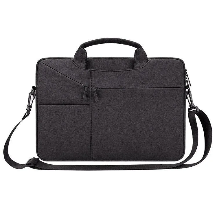 15.6 Inch Laptop Handbag With Hidden Strap And Suitcase Belt - Waterproof And Tear-Resistant