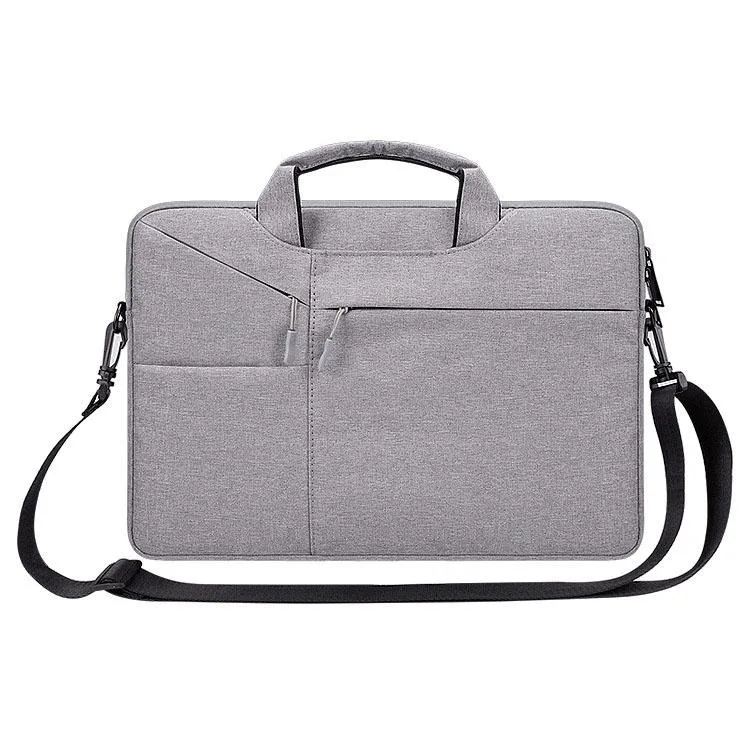 15.6 Inch Laptop Handbag With Hidden Strap And Suitcase Belt - Waterproof And Tear-Resistant