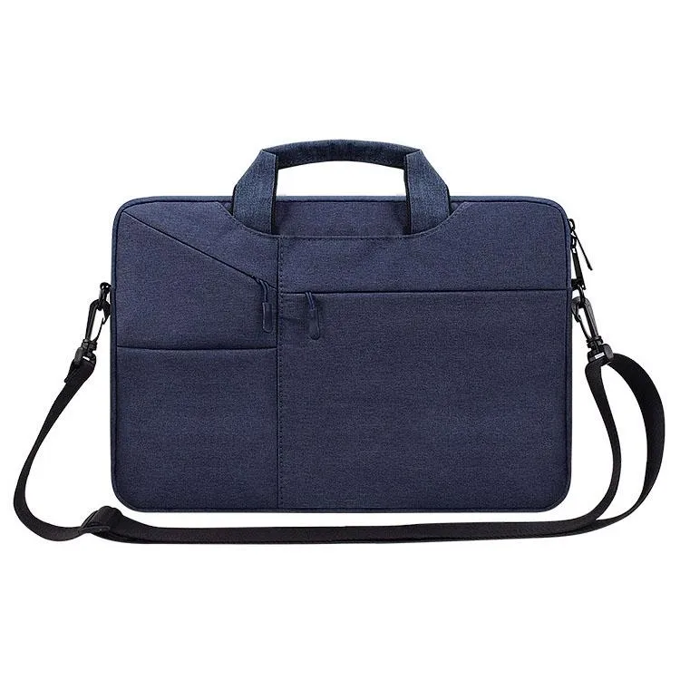 15.6 Inch Laptop Handbag With Hidden Strap And Suitcase Belt - Waterproof And Tear-Resistant