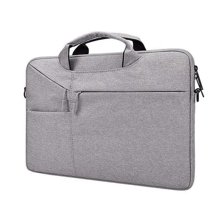 15.6 Inch Laptop Handbag With Hidden Strap And Suitcase Belt - Waterproof And Tear-Resistant