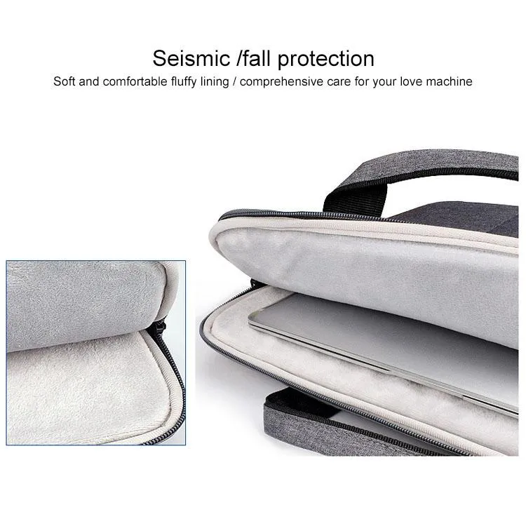 15.6 Inch Laptop Handbag With Hidden Strap And Suitcase Belt - Waterproof And Tear-Resistant