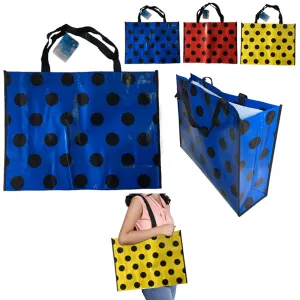 4 Pc Reusable Grocery Shopping Bag Large Laundry Durable Tote Eco Friendly 20"