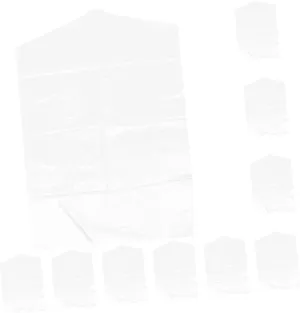 ABOOFAN 10pcs Garment Bags Transparent Clothing Covers for Dust Protection for Suits Coats Dresses for Home and