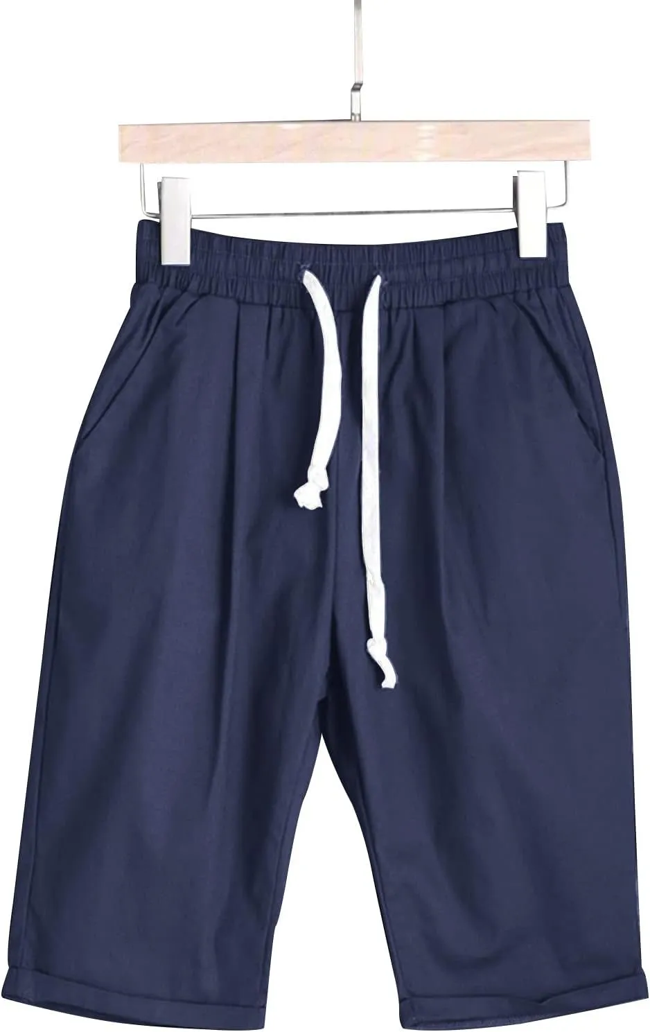 Biker Shorts Women with Pockets Pants Straight Leg Sports Casual Loose Shorts Biker Shorts Women with Pockets Plus