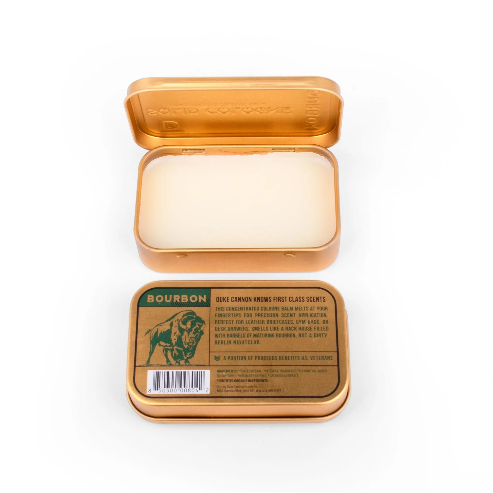 Duke Cannon Solid Cologne - Oak Barrel Bourbon