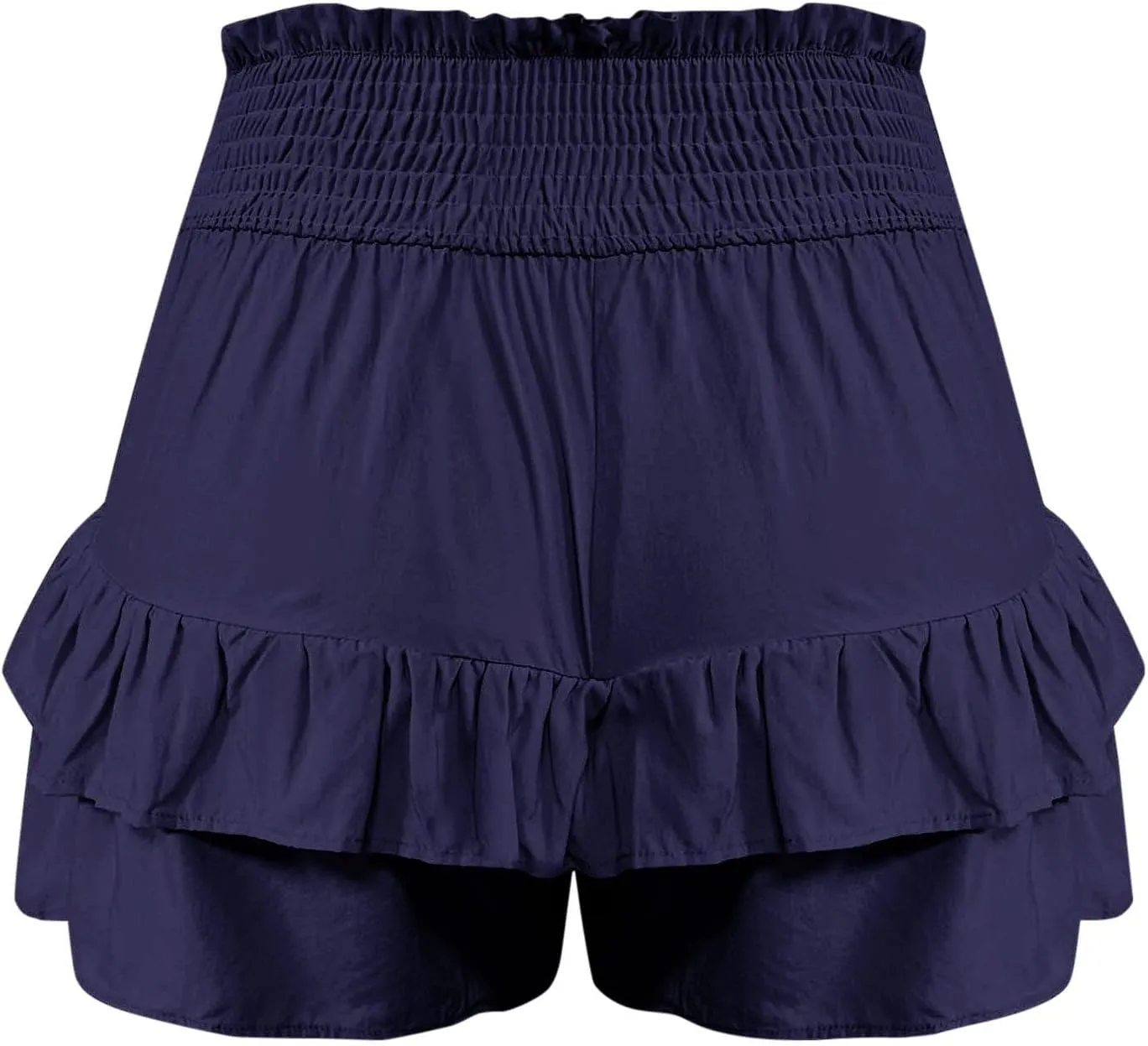Flowy Shorts for Women Casual Boho Floral Skorts Ruffle Mini Skirts Running Tennis Butterfly Shorts Skorts Shorts