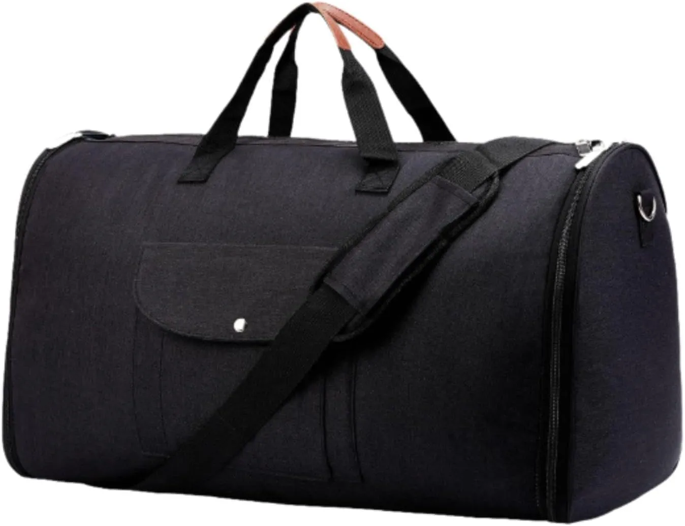 Garment Duffle Bag Suit Bag Garment Bag Overnight Bag Carry on Bag Multipurpose Waterproof Large Tote Luggage Bag Travel Bag, Black
