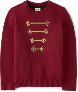 Gymboree Boys' and Toddler Long Sleeve Crew Neck Pullover Sweater