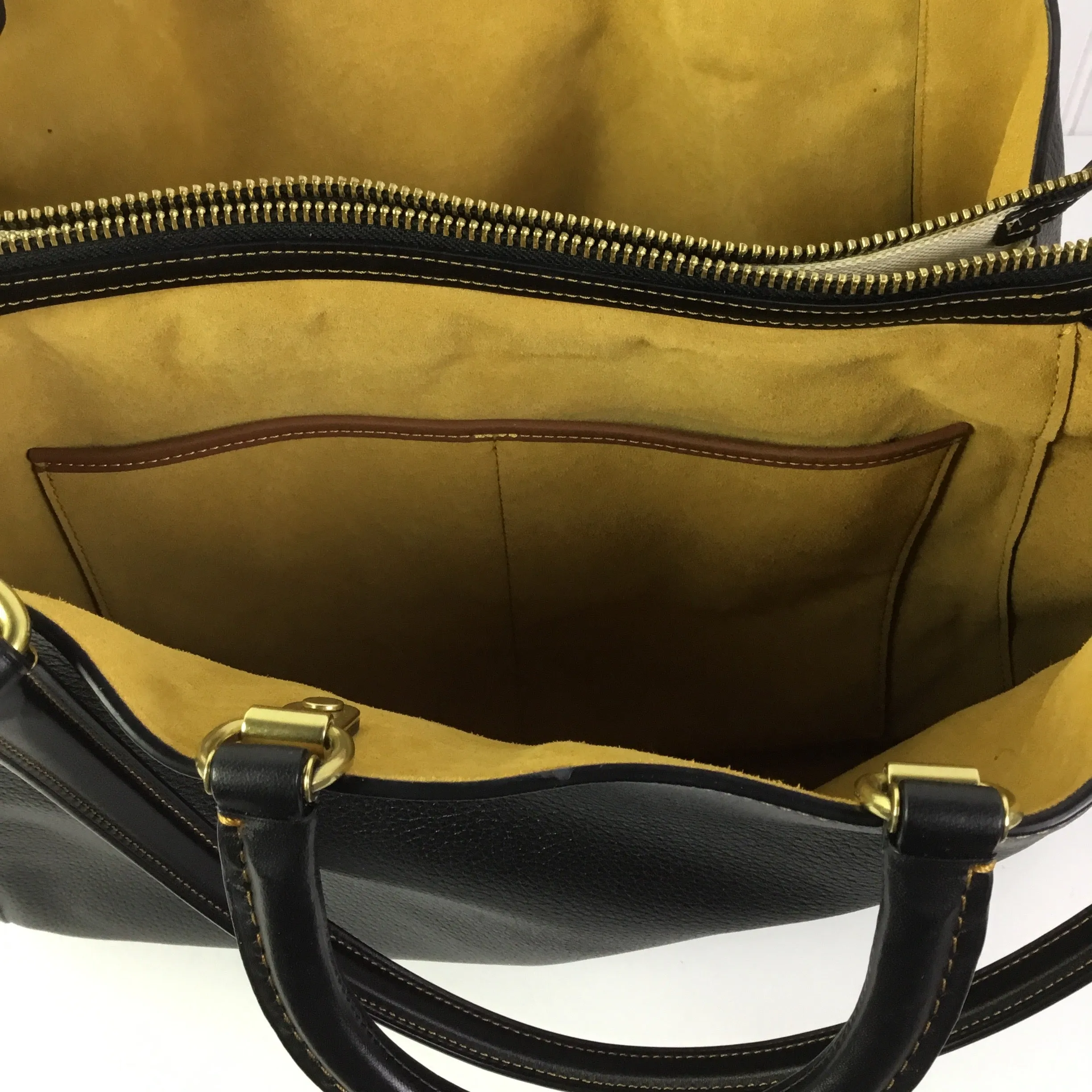 Handbag Designer By Coach In Black, Size:Large