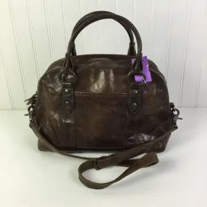 Handbag Designer By Frye In Brown, Size:Medium