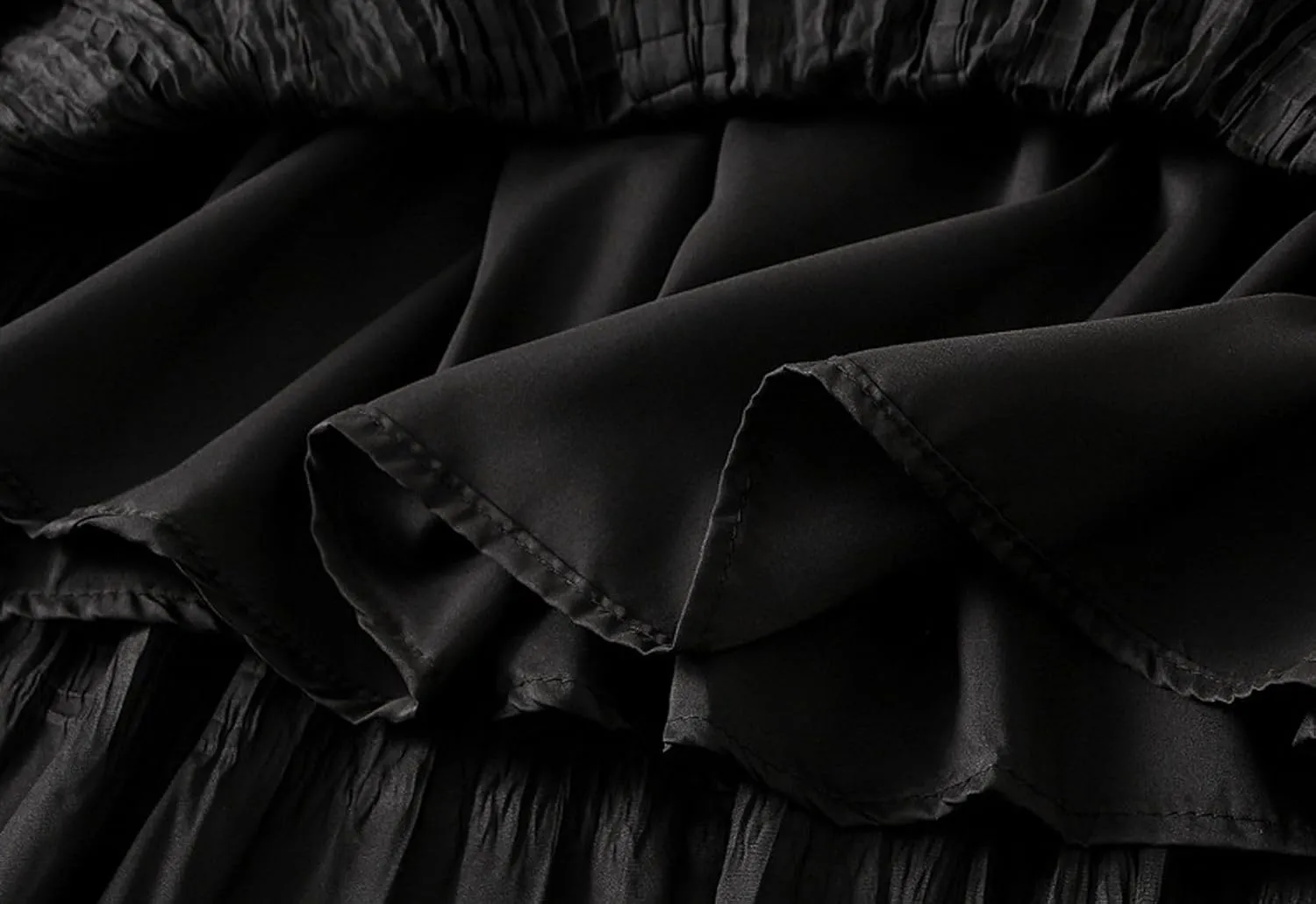 High Waist A-Line Skirt for Women Textured Pleated Elegant Midi Skirts Spring Summer Casual Boho Skirt