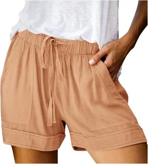 High Waisted Shorts Women Solid Color Shorts Trendy 2 Hot Hot Shorts Low Waisted Thin and High Waisted Shorts Women