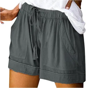 High Waisted Shorts Women Solid Color Shorts Trendy 2 Hot Hot Shorts Low Waisted Thin and High Waisted Shorts Women