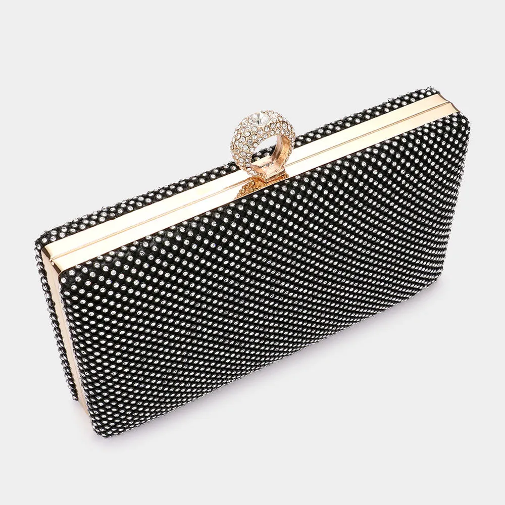 iLLASPARKZ Bling Rectangle Evening Clutch / Crossbody Bag