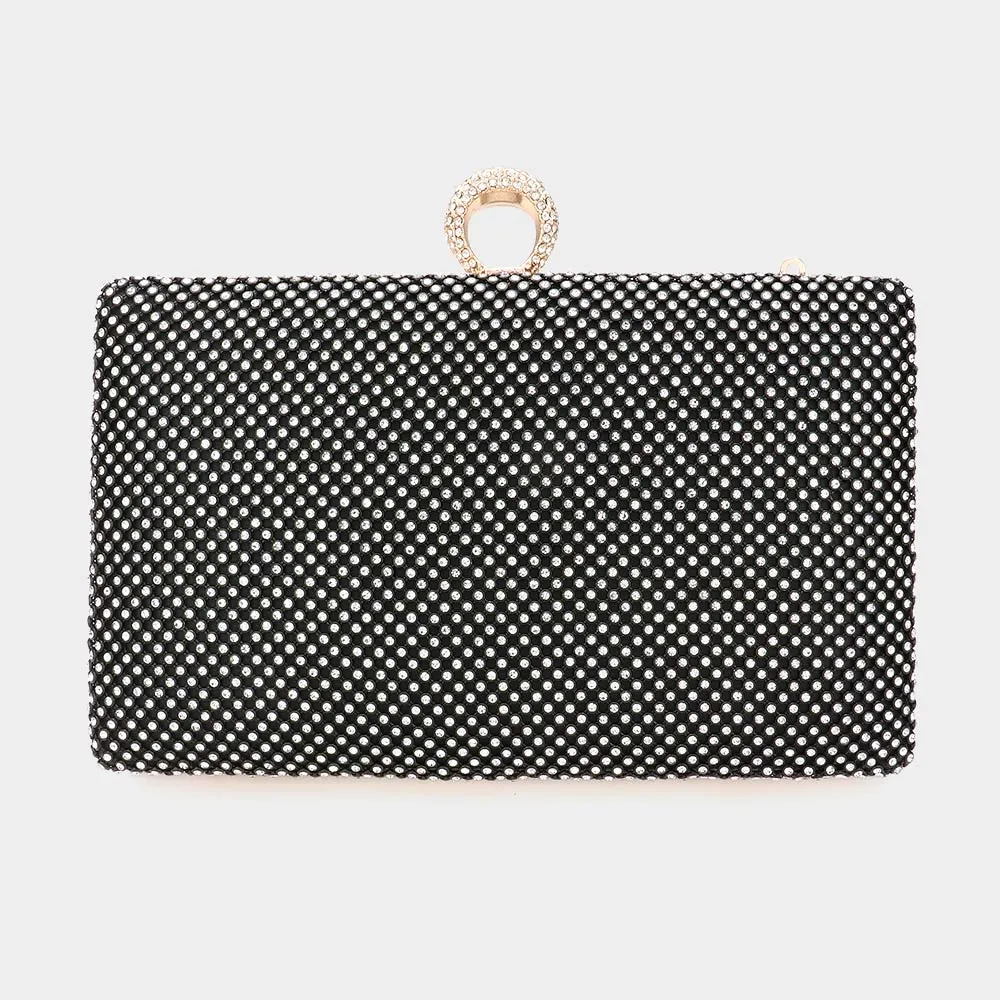 iLLASPARKZ Bling Rectangle Evening Clutch / Crossbody Bag