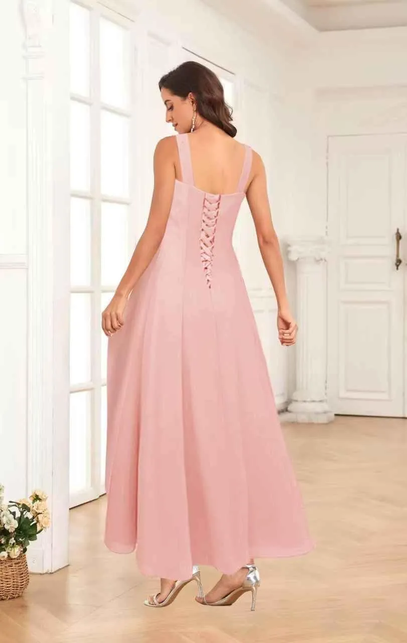 Lace Mother of The Bride Dresses with Jacket 2 Pieces Chiffon Long Evening Formal Wedding Guest Dress