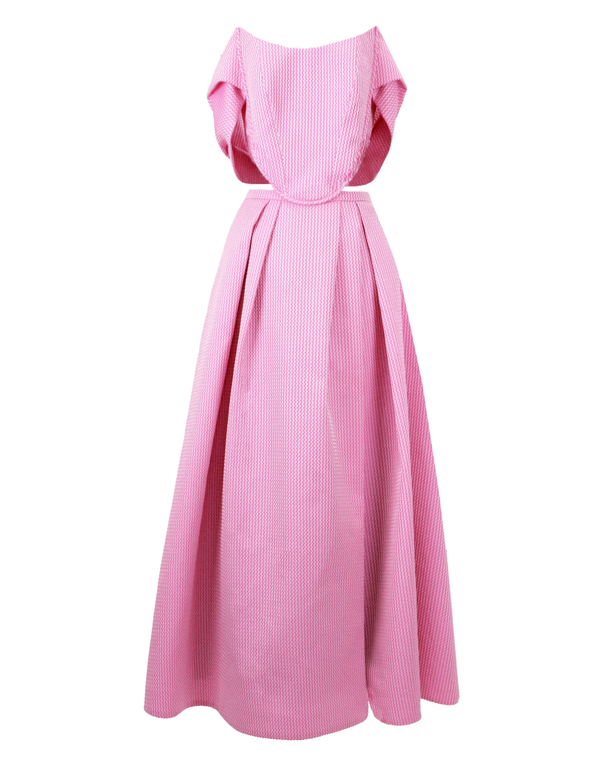 Off-Shoulder Dress with Draping