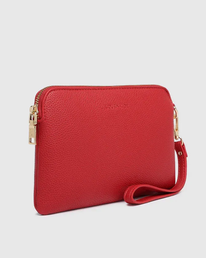 Poppy Clutch Red