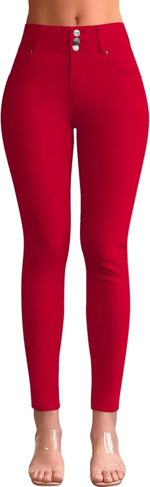 roswear Womens High Waisted Stretchy Skinny Curvy Jeans Tummy Control Jeggings