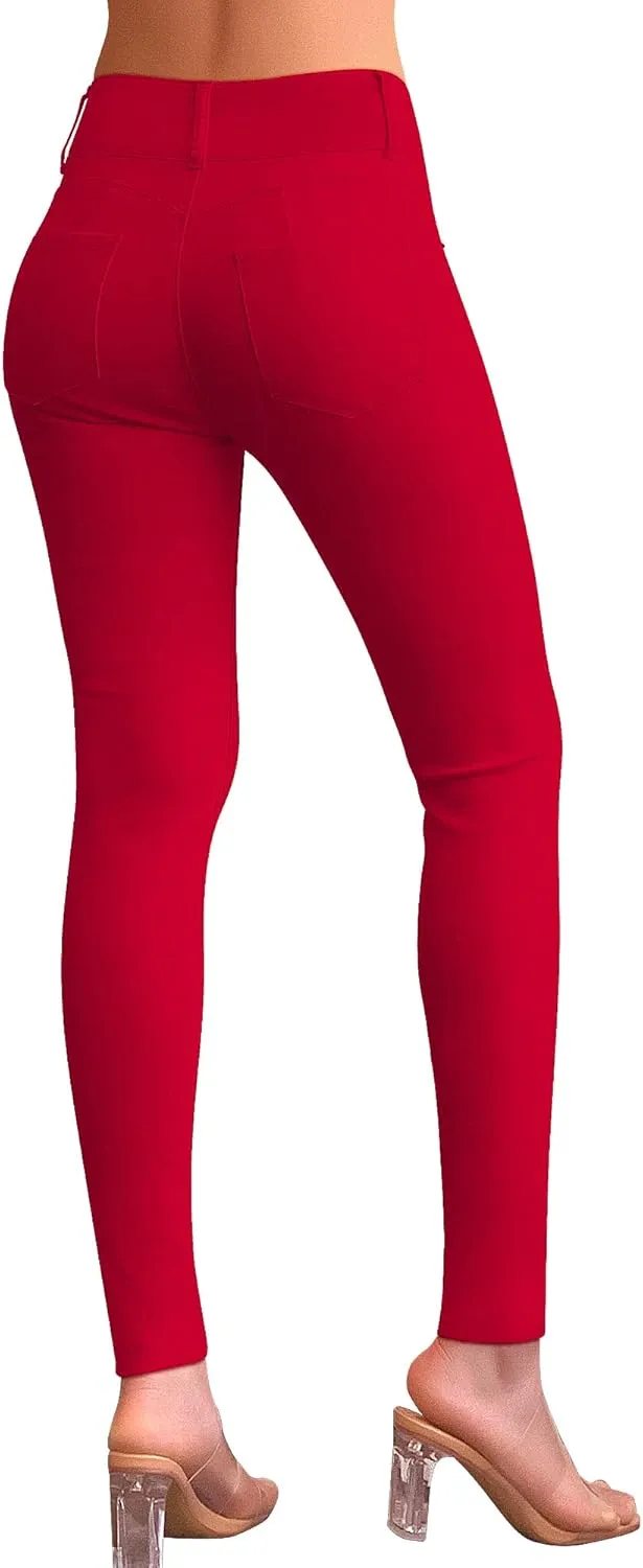 roswear Womens High Waisted Stretchy Skinny Curvy Jeans Tummy Control Jeggings