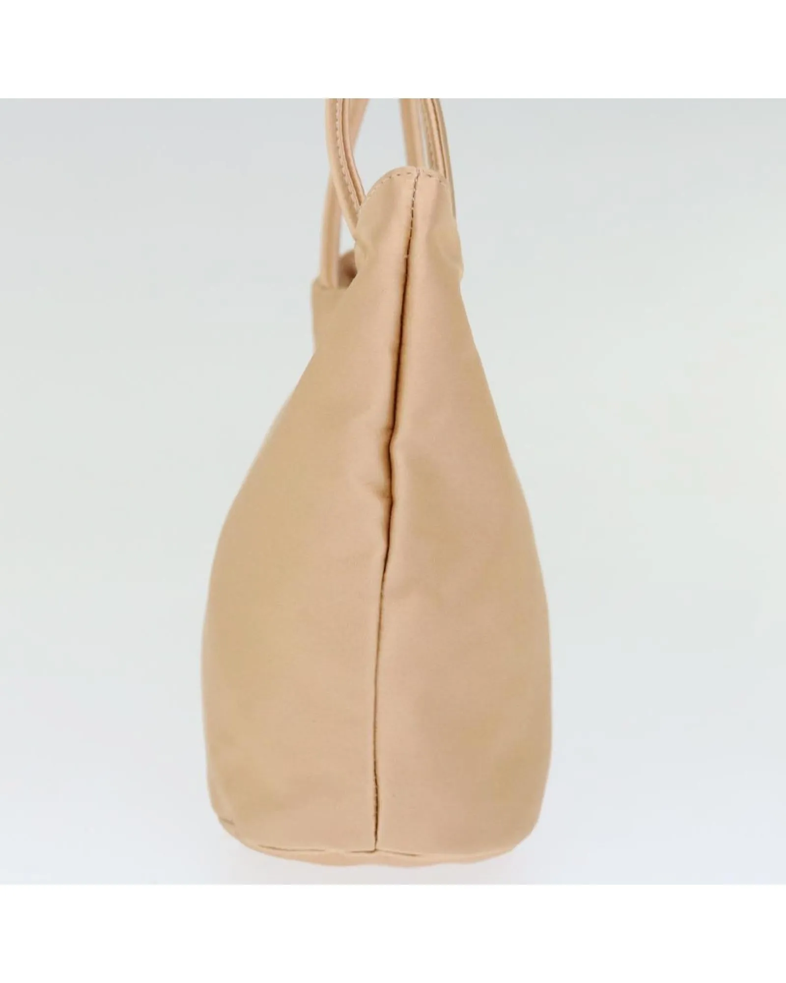 Satin Pink Gold Hand Bag by Italian Designer