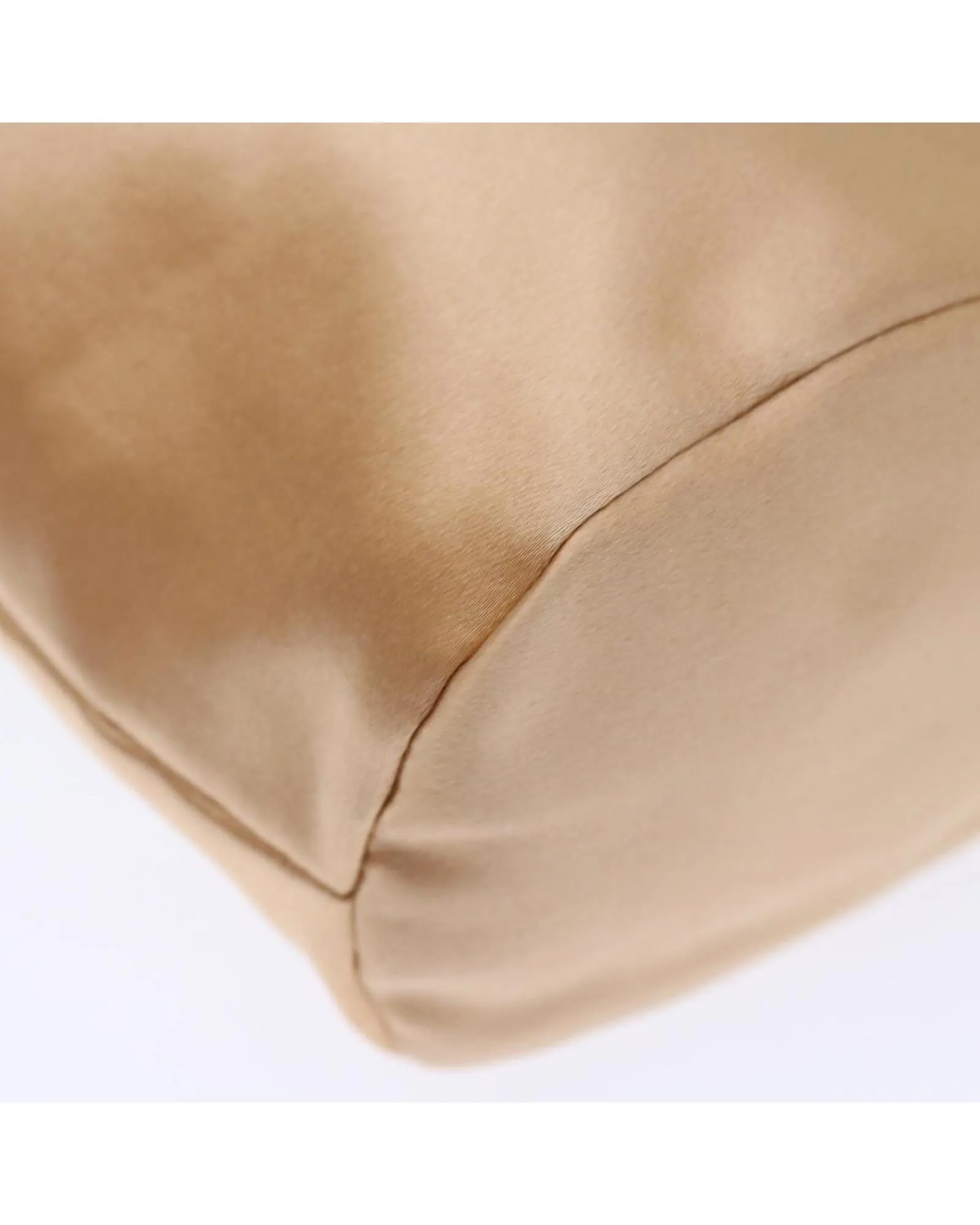 Satin Pink Gold Hand Bag by Italian Designer