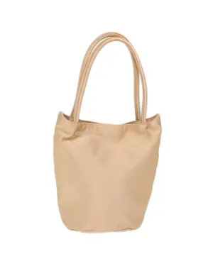 Satin Pink Gold Hand Bag by Italian Designer
