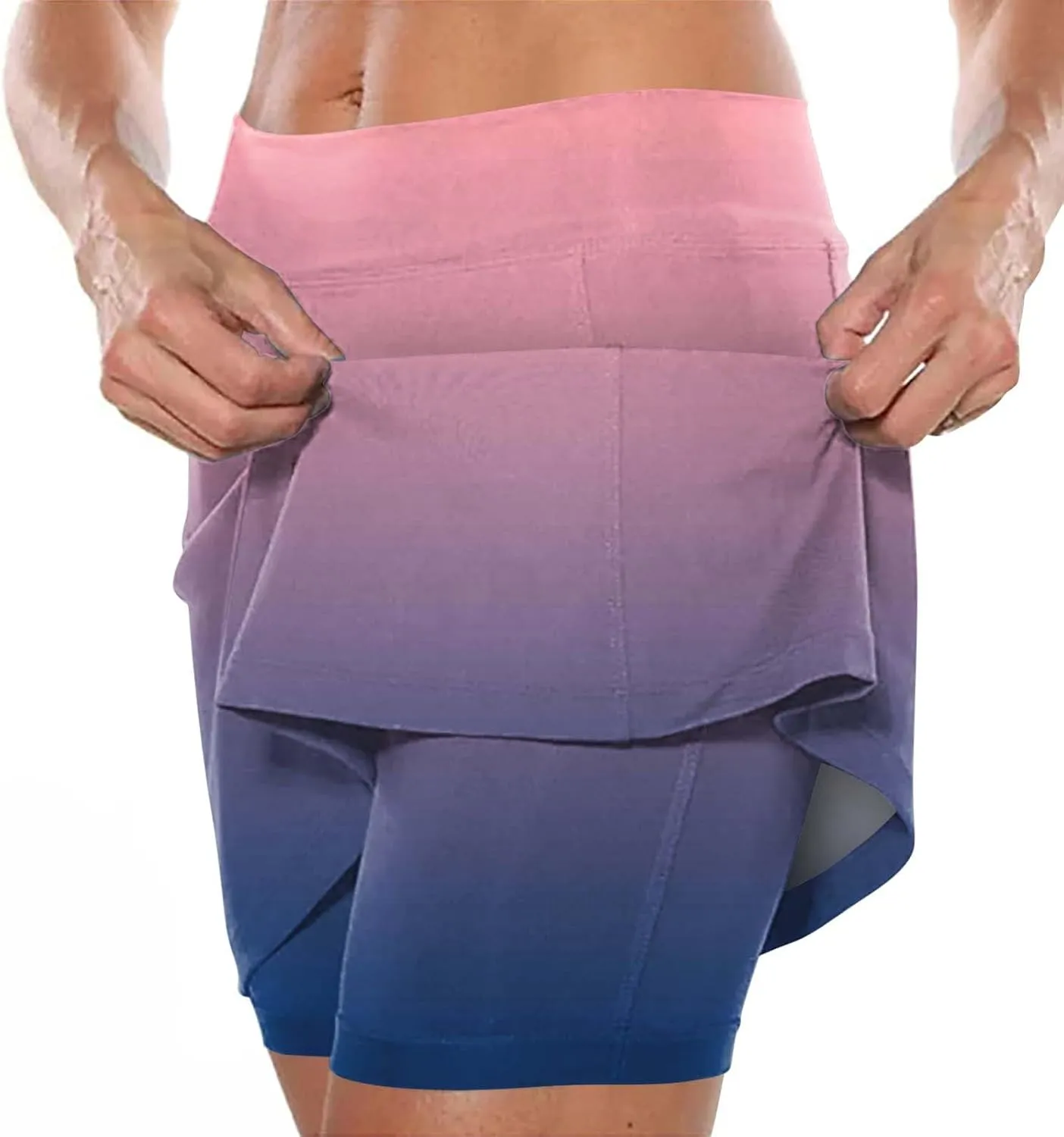 Short Trendy Skirts for Women 2024 Summer Biker Shorts Women 5 inch Orange Womens Athletic Shorts high Waisted