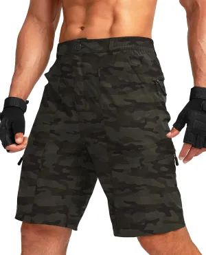 Viodia Men's Hiking Cargo Shorts with 6 Pockets Quick Dry Lightweight Stretch Shorts for Men Outdoor Fishing Golf Shorts