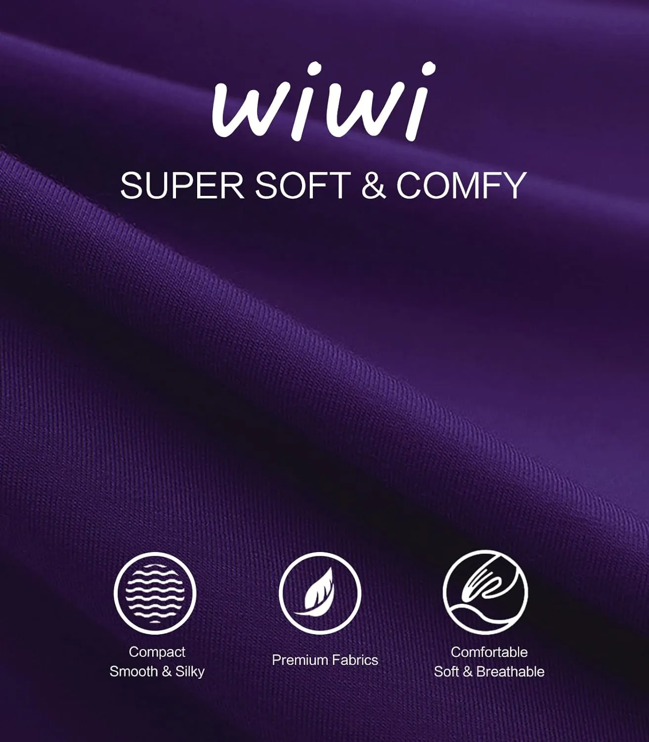 WiWi Slip Dress for Women Plus Size Chemise Nightgown Full Spaghetti Strap Dresses-Viscose made from Bamboo S-4X