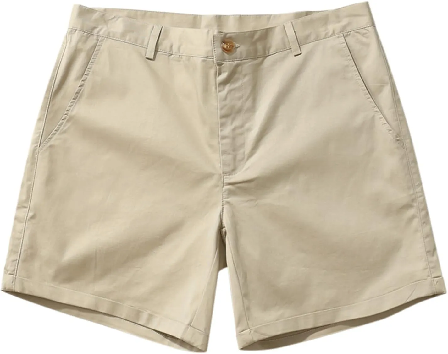 ZDOO Mens Flat Front Shorts Straight Leg Short Dress Pants Slim Fit Stretch Chino Shorts Business Casual Walk Shorts